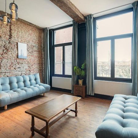 Charming Two-Bedroom River Side Apartment Antwerpen Bagian luar foto